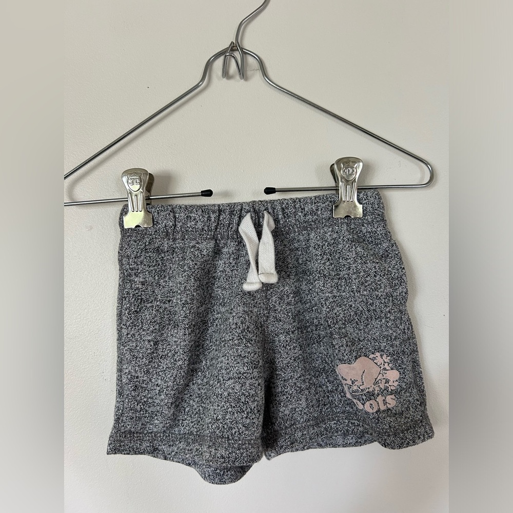 Roots Salt And Pepper Kids Sweat Pant Shorts 2T